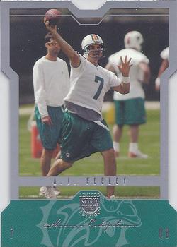 2004 SkyBox LE #29 A.J. Feeley Front