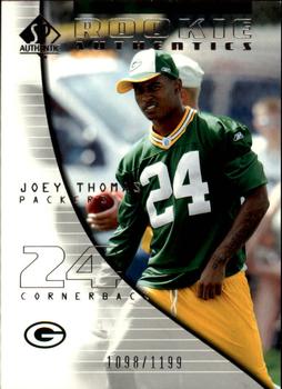 2004 SP Authentic #129 Joey Thomas Front