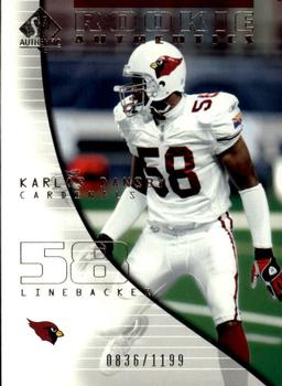 2004 SP Authentic #131 Karlos Dansby Front