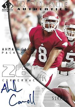 2004 SP Authentic #181 Ahmad Carroll Front