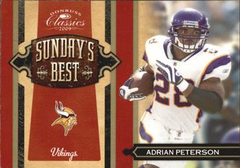 2009 Donruss Classics - Sunday's Best Gold #2 Adrian Peterson Front