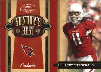 2009 Donruss Classics - Sunday's Best Gold #24 Larry Fitzgerald Front