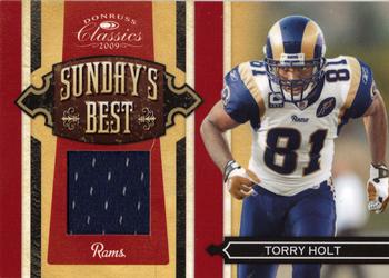 2009 Donruss Classics - Sunday's Best Jerseys #38 Torry Holt Front