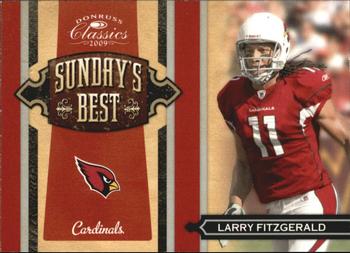 2009 Donruss Classics - Sunday's Best Silver #24 Larry Fitzgerald Front