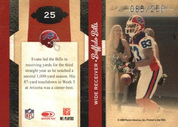 2009 Donruss Classics - Sunday's Best Silver #25 Lee Evans Back