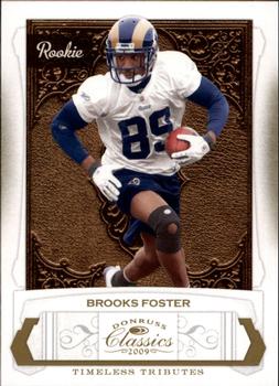 2009 Donruss Classics - Timeless Tributes Gold #167 Brooks Foster Front