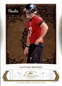2009 Donruss Classics - Timeless Tributes Gold #228 Nathan Brown Front