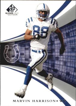 2004 SP Game Used #43 Marvin Harrison Front