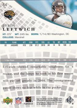 2004 SP Game Used #44 Byron Leftwich Back