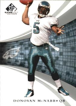 2004 SP Game Used #72 Donovan McNabb Front