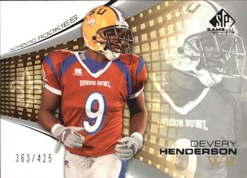 2004 SP Game Used #114 Devery Henderson Front