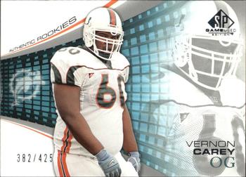 2004 SP Game Used #168 Vernon Carey Front