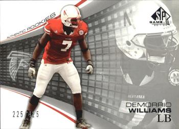 2004 SP Game Used #185 Demorrio Williams Front