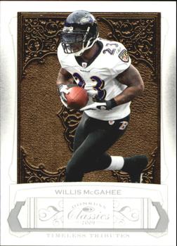 2009 Donruss Classics - Timeless Tributes Silver #9 Willis McGahee Front