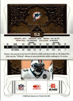 2009 Donruss Classics - Timeless Tributes Silver #52 Ronnie Brown Back