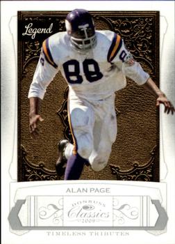 2009 Donruss Classics - Timeless Tributes Silver #101 Alan Page Front