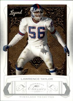 2009 Donruss Classics - Timeless Tributes Silver #130 Lawrence Taylor Front