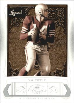 2009 Donruss Classics - Timeless Tributes Silver #150 Y.A. Tittle Front