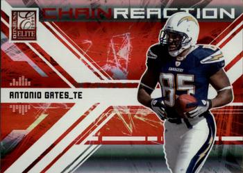 2009 Donruss Elite - Chain Reaction Red #21 Antonio Gates Front