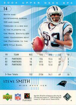 2004 SPx #14 Steve Smith Back
