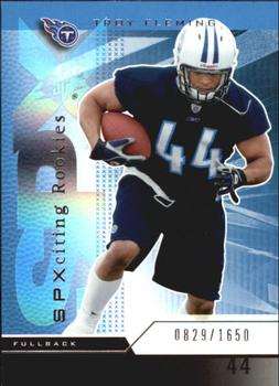 2004 SPx #162 Troy Fleming Front