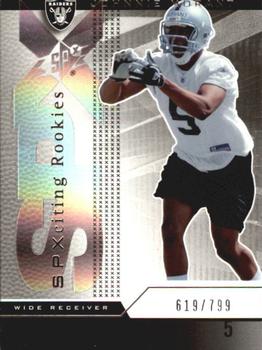 2004 SPx #188 Johnnie Morant Front
