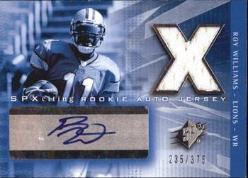2004 SPx #217 Roy Williams Front