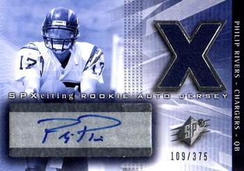 2004 SPx #218 Philip Rivers Front