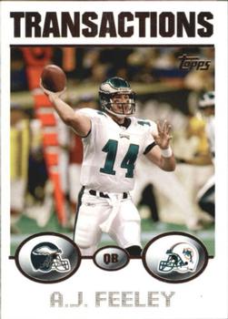 2004 Topps #278 A.J. Feeley Front