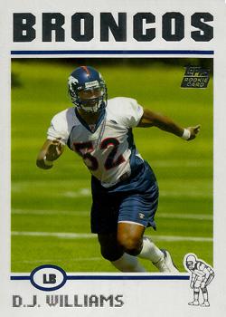 2004 Topps #336 D.J. Williams Front
