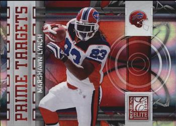 2009 Donruss Elite - Prime Targets Red #20 Marshawn Lynch Front