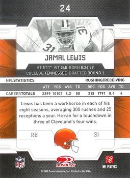 2009 Donruss Elite - Retail #24 Jamal Lewis Back