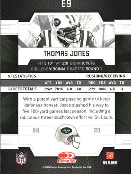 2009 Donruss Elite - Retail #69 Thomas Jones Back