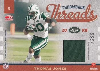 2009 Donruss Elite - Throwback Threads #9 Thomas Jones Back