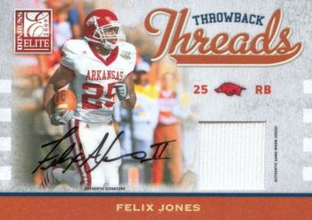 2009 Donruss Elite - Throwback Threads Autographs #47 Felix Jones Front