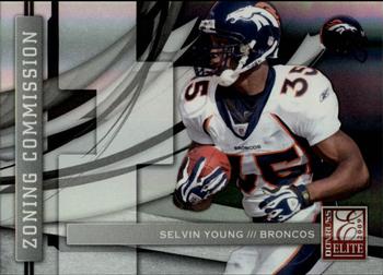 2009 Donruss Elite - Zoning Commission Black #18 Selvin Young Front