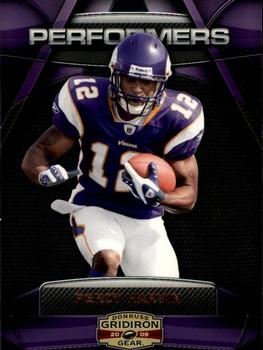 2009 Donruss Gridiron Gear - Performers #24 Percy Harvin Front