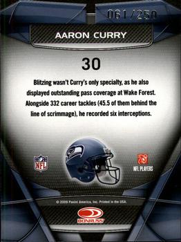 2009 Donruss Gridiron Gear - Performers Silver #30 Aaron Curry Back