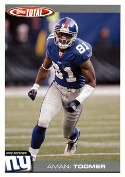 2004 Topps Total #80 Amani Toomer Front