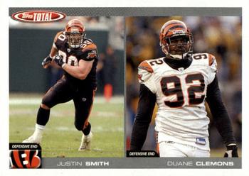 2004 Topps Total #226 Justin Smith / Duane Clemons Front