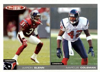 2004 Topps Total #233 Aaron Glenn / Marcus Coleman Front