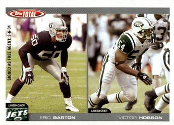 2004 Topps Total #241 Eric Barton / Victor Hobson Front
