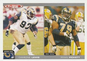 2004 Topps Total #248 Damione Lewis / Ryan Pickett Front