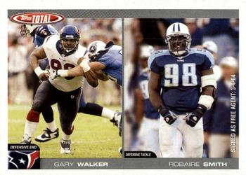 2004 Topps Total #257 Gary Walker / Robaire Smith Front