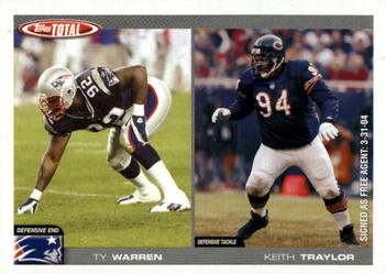2004 Topps Total #263 Ty Warren / Keith Traylor Front
