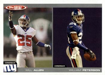 2004 Topps Total #264 Will Allen / Will Peterson Front