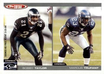 2004 Topps Total #268 Bobby Taylor / Marcus Trufant Front