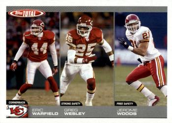 2004 Topps Total #318 Eric Warfield / Greg Wesley / Jerome Woods Front
