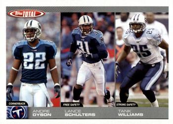 2004 Topps Total #329 Andre Dyson / Lance Schulters / Tank Williams Front