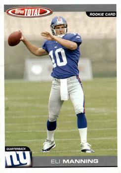2004 Topps Total #350 Eli Manning Front